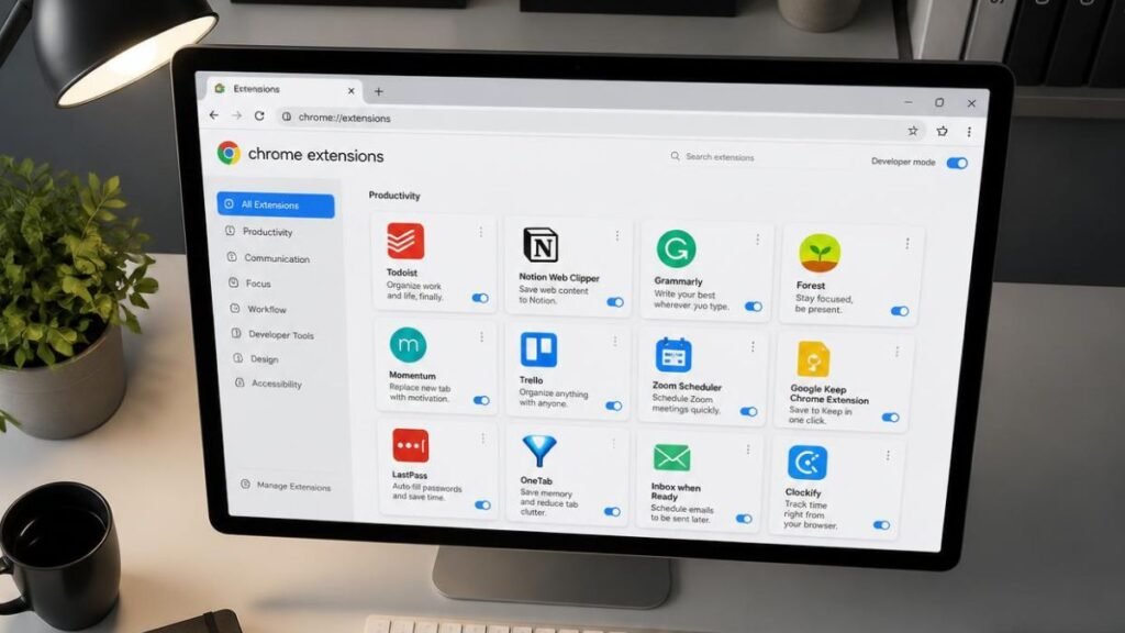 extensões para o chrome