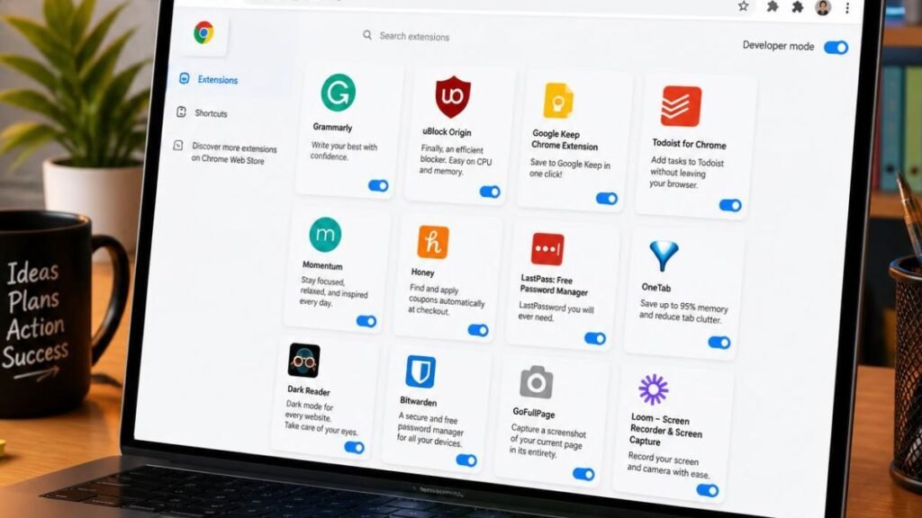 extensoes chrome
