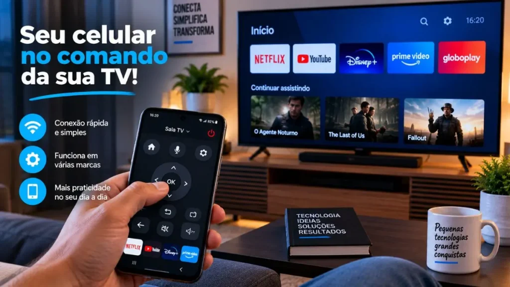como usar o celular como controle remoto