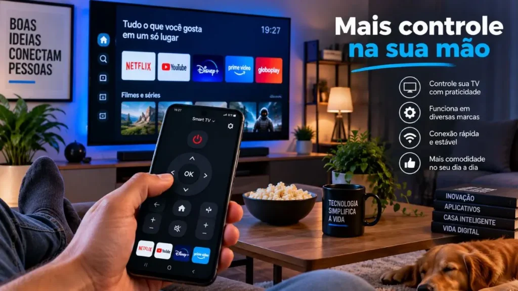 como usar o celular como controle remoto