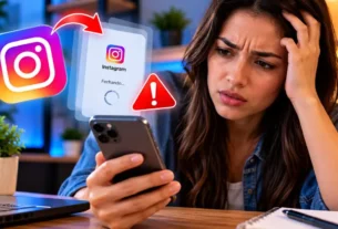 instagram fechando sozinho
