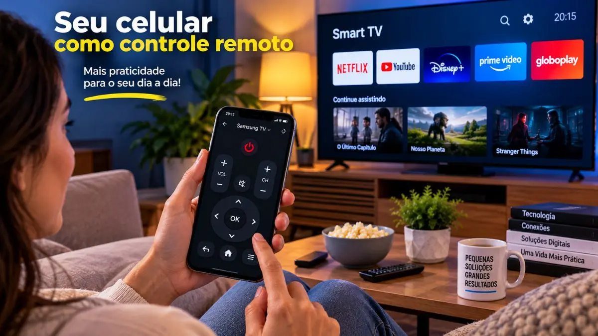 como usar o celular como controle remoto