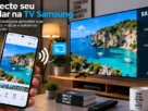 como conectar o celular na tv samsung